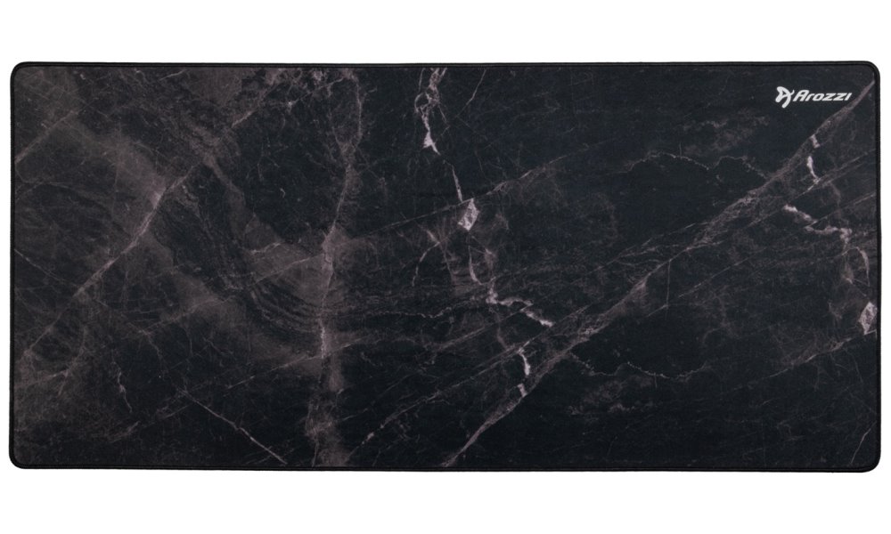 AROZZI ZONA Mousepad XL Black Marble/ XL podložka na stůl/ 900x420x4 mm/ voděodolná AZ-ZONA-900-D050