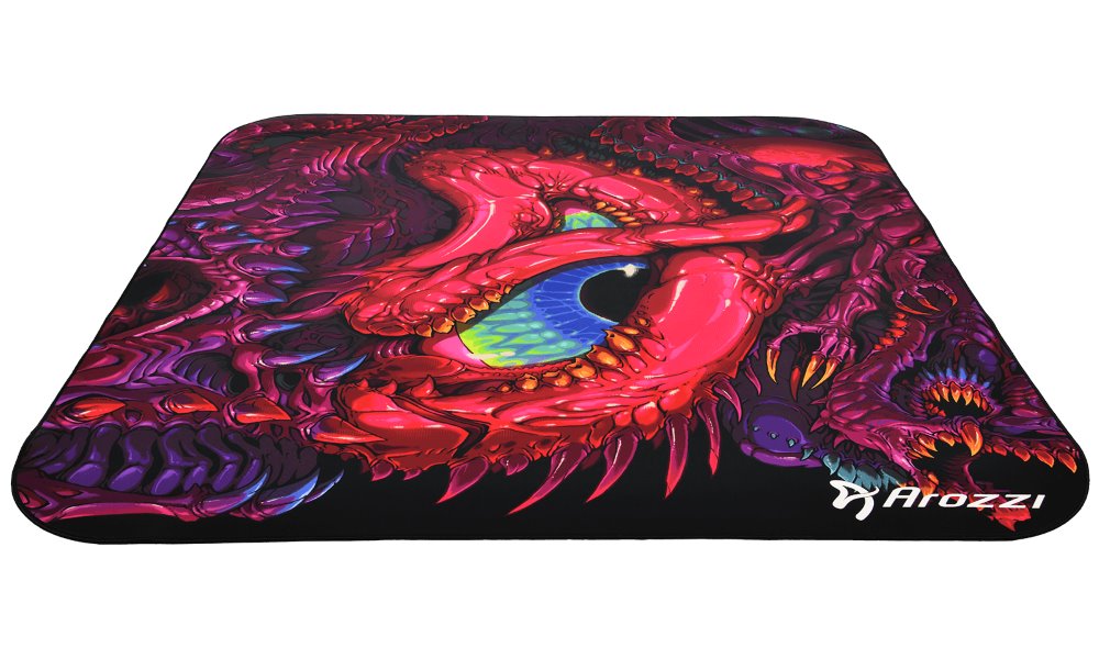 AROZZI Zona Quattro Crawling Chaos/ ochranná podložka na podlahu/ 116 x 116 cm/ dračí design AZ-ZONA-QTRO-CHAOS