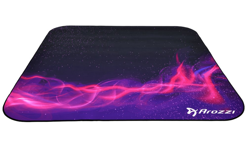 AROZZI Zona Quattro Galaxy/ ochranná podložka na podlahu/ 116 x 116 cm/ design galaxie AZ-ZONA-QTRO-GALAXY