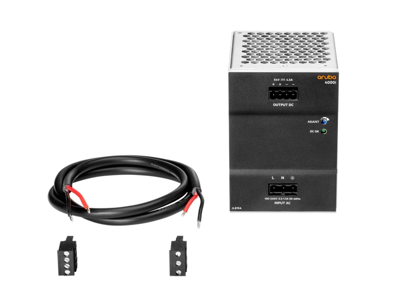 Aruba 4000i POE 240W AC DIN Power Supply JL819A