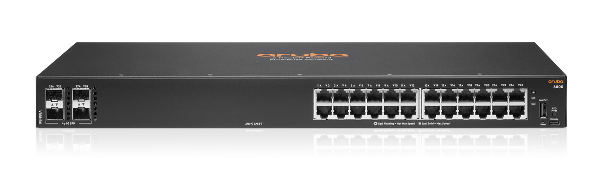 Aruba 6000 24G 4SFP Swch R8N88A#ABB
