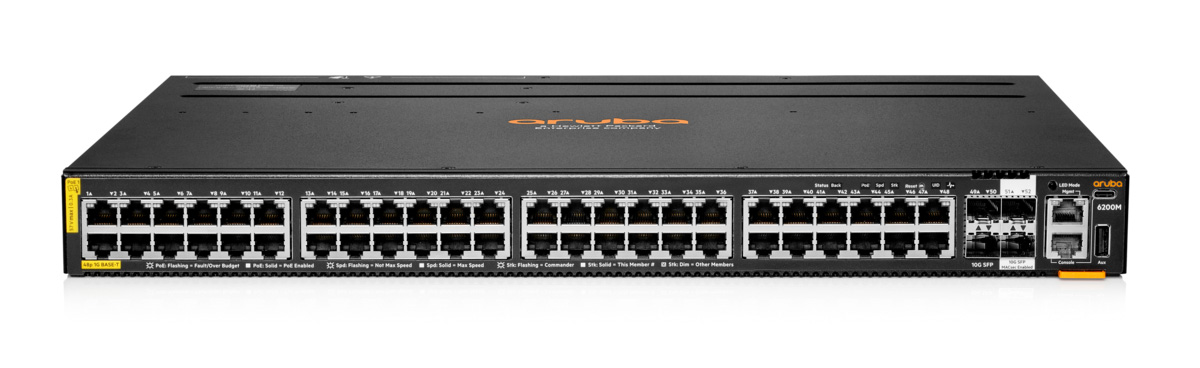 Aruba 6200M 48G CL4 PoE 4SFP+ Sw R8Q70A