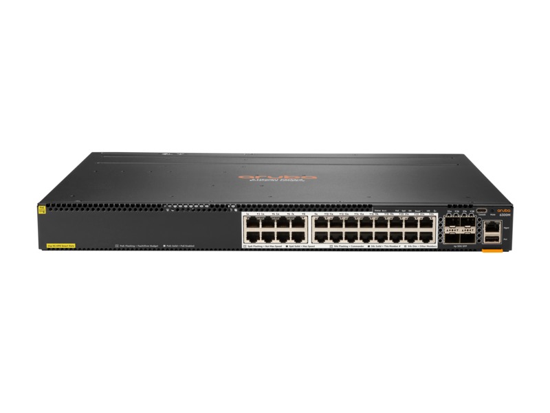 Aruba 6300M 24SR5 CL6 PoE 4SFP56 Swch JL660A