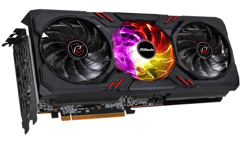 ASROCK AMD Radeon RX 7600 Phantom Gaming 8G OC / 8GB GDDR6 / PCI-E / HDMI / 3x DP RX7600 PG 8GO