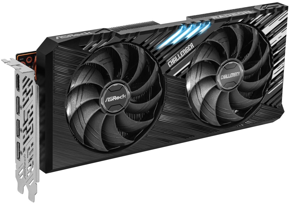 ASROCK AMD Radeon RX 7800 XT Challenger 16G OC / 16GB GDDR6 / PCI-E / HDMI / 3x DP RX7800XT CL 16GO