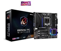 ASROCK MB B650M PG RIPTIDE (AM5, amd B650, 4xDDR5, PCIE 5.0, HDMI+DPort, 4xSATA3 +2xM.2, USB3.2 G2, GLAN 2,5G, mATX)