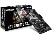 ASRock MB Sc LGA1150 H81 PRO BTC R2.0, Intel H81, 2xDDR3, VGA, ATX