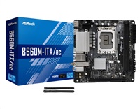 ASRock MB Sc LGA1700 B660M-ITX/AC, Intel B660, 2xDDR4, 1xDP, 1xHDMI, WI-FI, mini-ITX