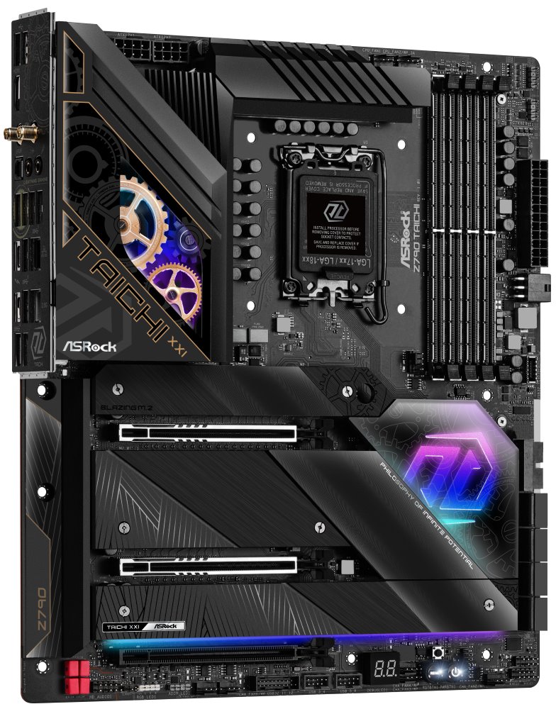ASRock MB Sc LGA1700 Z790 TAICHI, Intel Z790, 4xDDR5, 1xHDMI, WI-FI, E-ATX