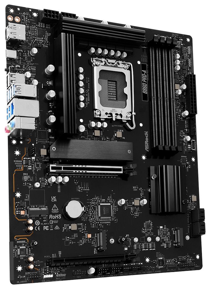 ASRock MB Sc LGA1851 B860 Pro-A, Intel B860, 4xDDR5, 1xDP, 1xHDMI, ATX