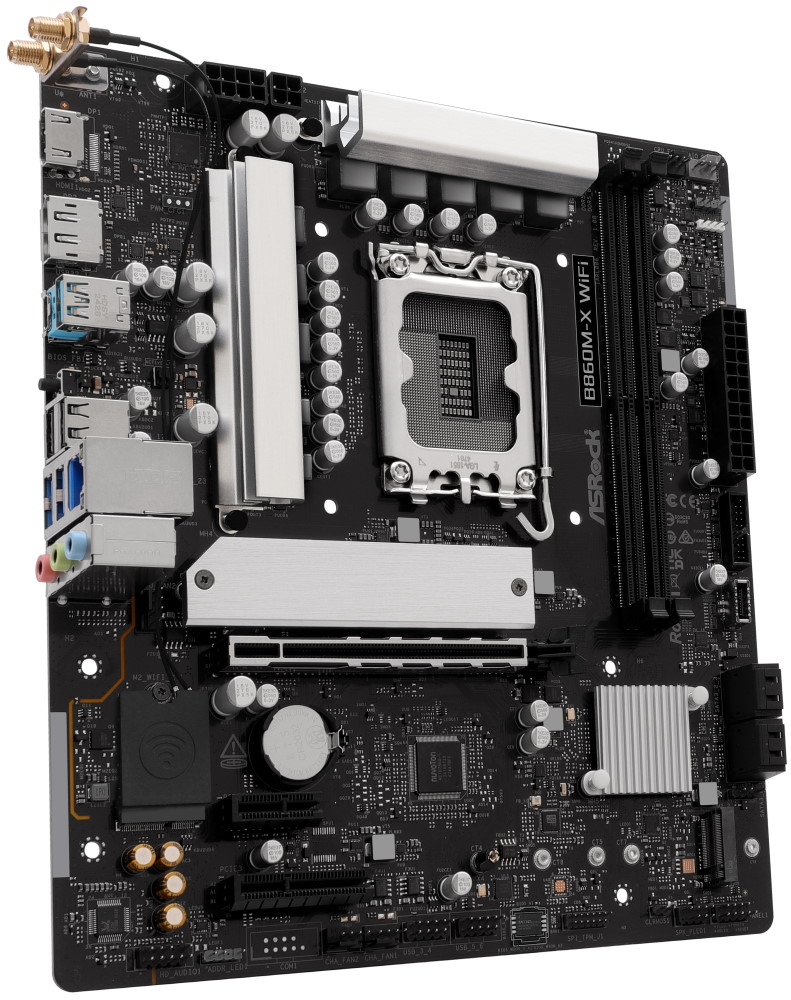 ASRock MB Sc LGA1851 B860M-X WIFI, Intel B860, 2xDDR5, 1xDP, 1xHDMI, WiFi, mATX