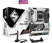 ASROCK MB X670E STEEL LEGEND (AM5, amd X670E, 4xDDR5, PCIE 5.0, HDMI +DPort, 4xSATA3 +3xM.2, USB3.2, GLAN 2,5G, ATX)