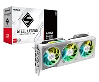 ASRock VGA AMD Radeon RX 9070 Steel Legend 16GB OC, RX 9070, 16GB GDDR6, 3xDP, 1xHDMI RX9070 SL 16GO