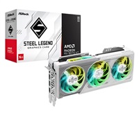 ASRock VGA AMD Radeon RX 9070 XT Steel Legend 16GB, RX 9070 XT, 16GB GDDR6, 3xDP, 1xHDMI RX9070XT SL 16G