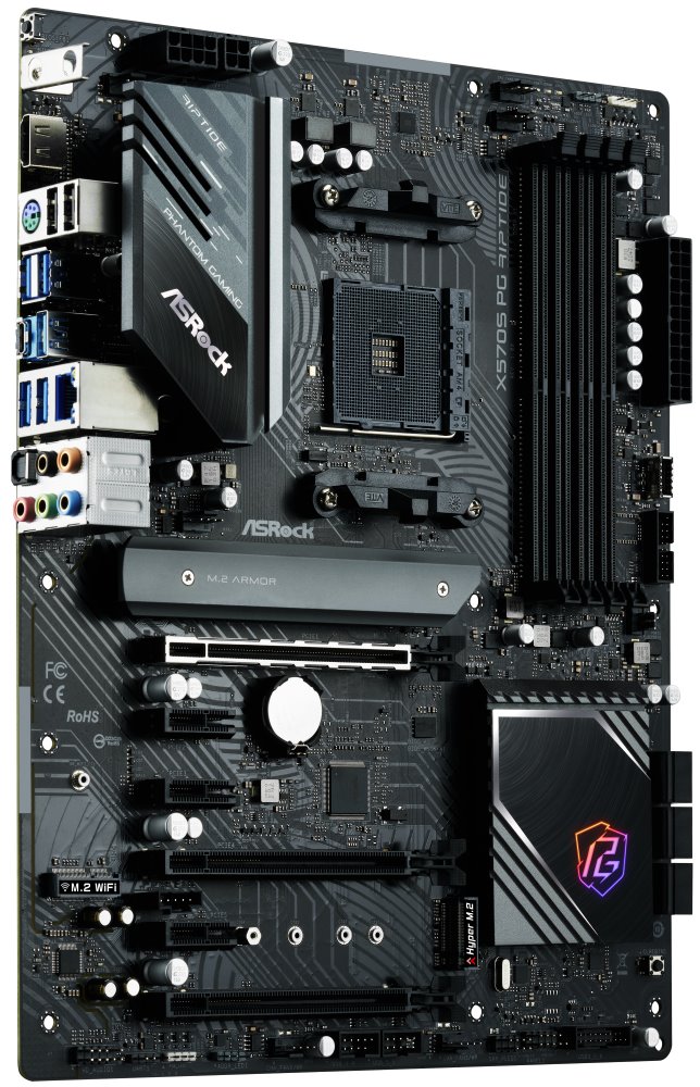 ASRock X570S PG RIPTIDE / AM4 / 4x DDR4 DIMM / HDMI / 2x M.2 / USB-C / ATX