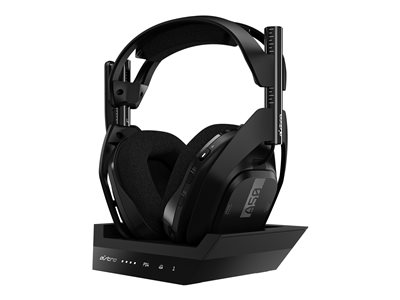 ASTRO A50 + Base Station - For PS4 - náhlavní souprava - plná velikost - 2,4 GHz - bezdrátový - šed 939-001676