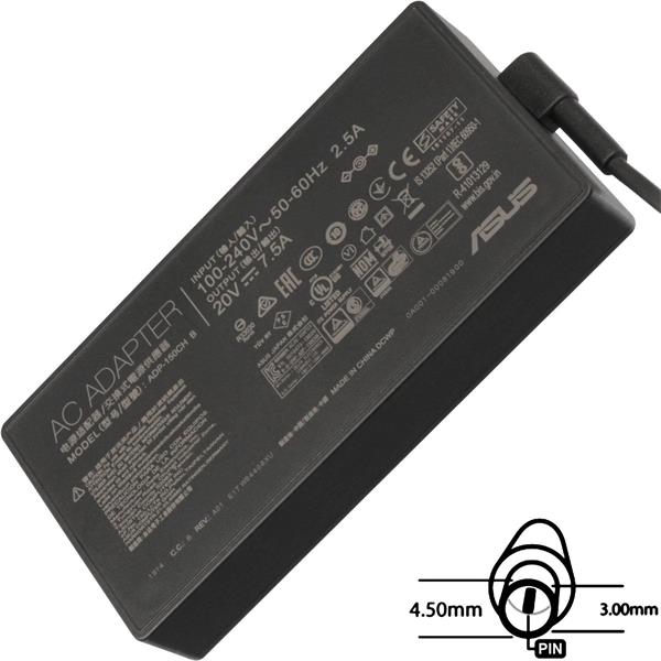 ASUS AC NAPÁJACÍ ADAPTÉR 150W 20V 3pin (4.5 mm) -neobsahuje PW CORD CEE B0A001-00081700