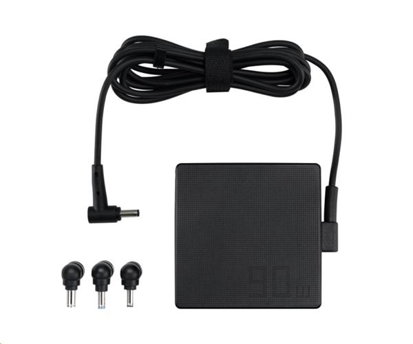 ASUS AC NAPÁJACÍ ADAPTÉR 90W 19V 3pin 4,0mm, 4,5mm, 5,5mm s EU plug 90XB014N-MPW0P0
