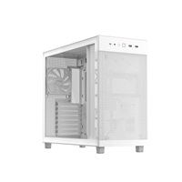 ASUS case PRIME AP303 TG WHITE, ATX, průhledná bočnice,1x120mm, bílá 90DC00V3-B39010