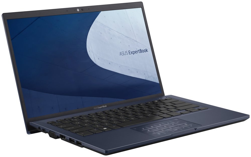 ASUS ExpertBook B1400/14"/i5-1135G7 (4C/8T)/8GB/512GB SSD/FPR/TPM/NoOS/Black/2Y PUR B1400CEAE-EB2604