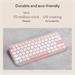 ASUS Marshmallow KW100 Copilot version - bezdrôtová klávesnica, Pink, CZ/SK 90XB0880-BKB570