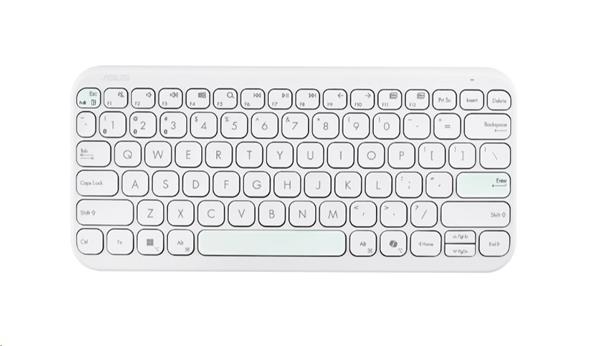 ASUS Marshmallow KW100 Copilot version - bezdrôtová klávesnica, White, CZ/SK 90XB0880-BKB560