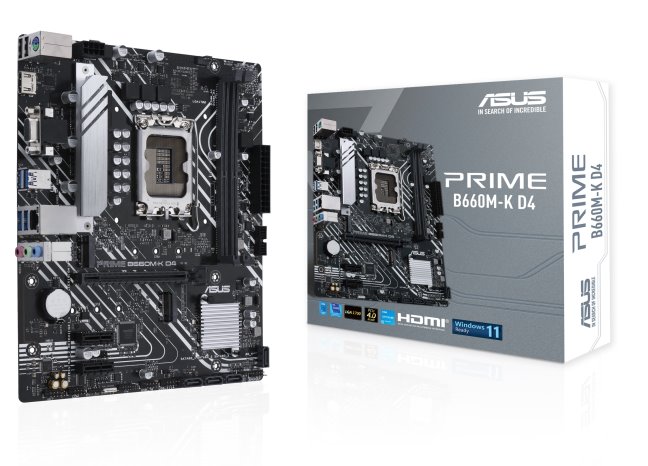 ASUS MB Sc LGA1700 PRIME B660M-K DDR4, Intel B660, 2xDDR4, 1xHDMI, 1xVGA, mATX 90MB1950-M1EAY0