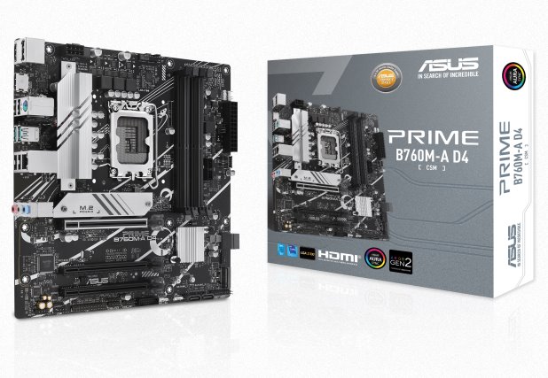 ASUS MB Sc LGA1700 PRIME B760M-A DDR4 CSM, Intel B760, 4xDDR4, 1xDP, 2xHDMI, mATX 90MB1D00-M1EAYC
