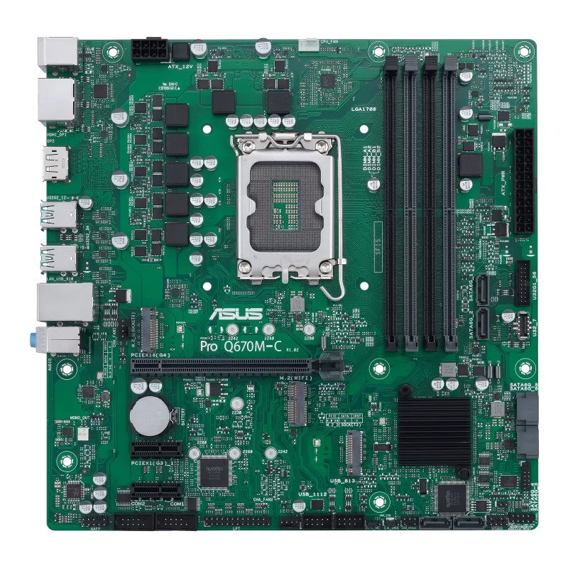 ASUS MB Sc LGA1700 PRO Q670M-C-CSM, Intel Q670, 90MB19E0-M0EAYC