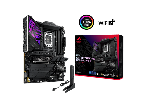 ASUS MB Sc LGA1851 ROG STRIX Z890-E GAMING WIFI, Intel Z890, 4xDDR5, 1xDP, 1xHDMI, 2xThunderbolt, WI-FI, 90MB1IM0-M0EAY0