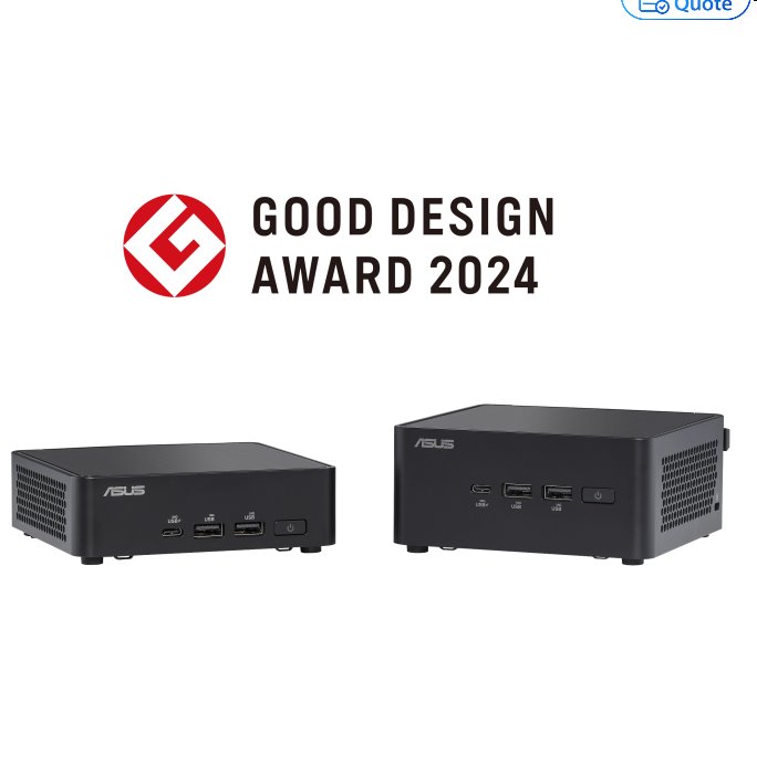 ASUS NUC 14 Pro NUC14RVHU5000R2/Intel Core Ultra 5/DDR5/USB3.0/LAN/WiFi/UHD/M.2+2,5"/EU napájecí kabel 90AR0072-M000P0