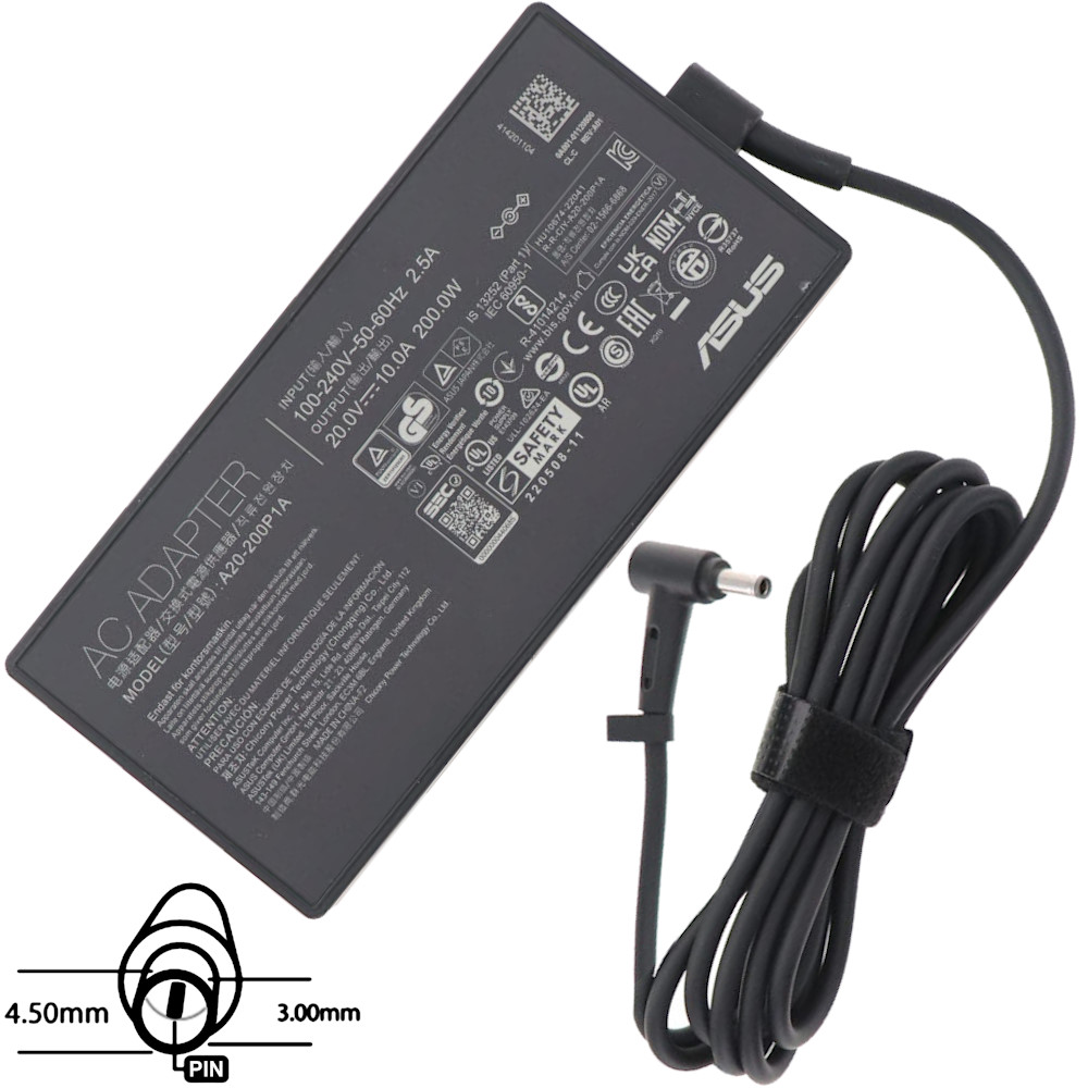ASUS orig.ADAPTER 200W 20V 3P(4.5PHI) B0A001-01120700