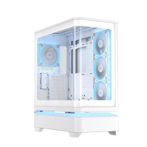 ASUS PRIME AP304 TG ARGB WHITE skrinka ATX biela 90DC0113-B19000