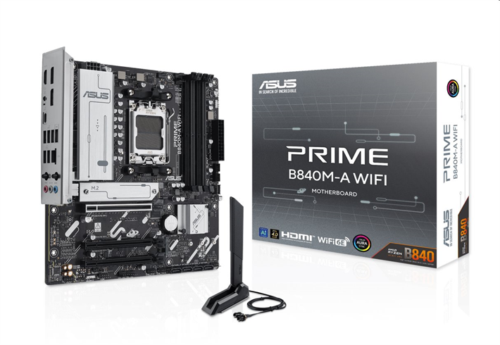 ASUS PRIME B840M-A WIFI soc AM5 DDR5 B840 mATX HDMI 2xDP 90MB1J20-M0EAY0