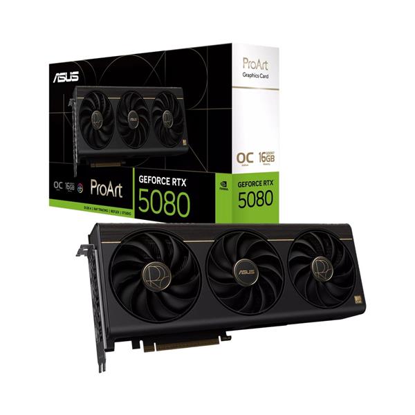 ASUS PROART RTX5080 OC 16GB/256-bit GDDR7 HDMI 2xDP USB-C 90YV0N30-M0NA00