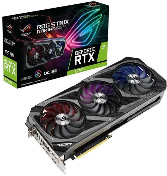 ASUS ROG-STRIX-RTX3070TI-O8G-GAMING 8GB/256-bit GDDR6 2xHDMI 3xDP 90YV0GW0-M0NA00