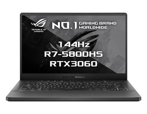 ASUS ROG Zephyrus G14/GA401/R7-5800HS/14"/QHD/16GB/512GB SSD/RTX 3050/W11H/Gray/2R GA401QC-K2123W