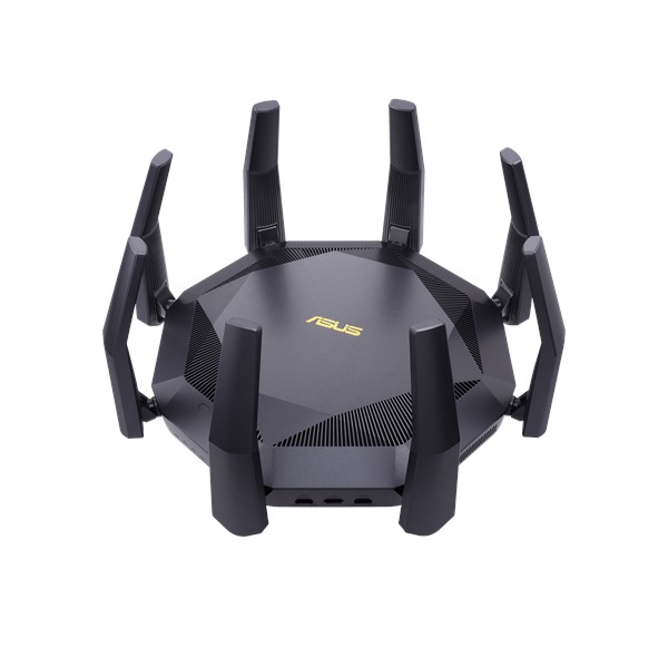 ASUS RT-AX89X Dual-Band AX6000 Router, WiFi 6, 802.11ax, 1x 10GbE WAN/LAN, 1x GbE WAN, 8x GbE LAN, 2x US 90IG04J1-BM3010