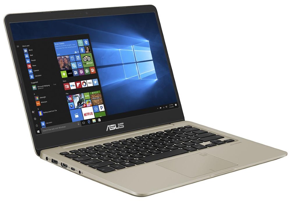 ASUS S410UQ-EB047T/VivoBook/14"/FullHD TN /i5-8250U/4GB/256GB SSD/ 940MX/ W10/Gold