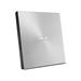 ASUS SDRW-08U7C-U external ultraslim DVD-RW + 3x Hardcoat DVD, USB-C, strieborná 90DD0302-M29000