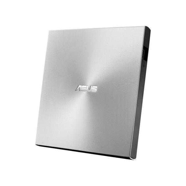 ASUS SDRW-08U7C-U external ultraslim DVD-RW + 3x Hardcoat DVD, USB-C, strieborná 90DD0302-M29000