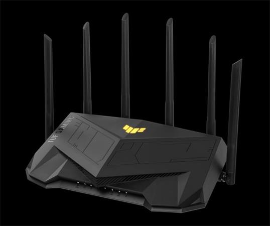 ASUS TUF-AX6000 Wireless AX6000 Wifi 6 Gaming Router, 4x gigabit LAN, 1x2.5G LAN, 1x2.5G WAN, 1xUSB3.0 90IG07X0-MO3C00