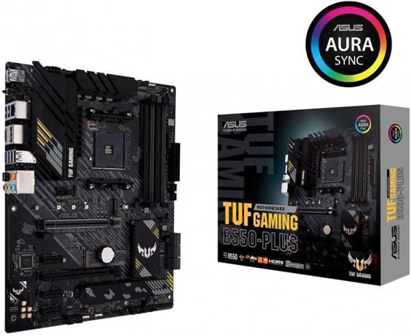 ASUS TUF GAMING B550-PLUS soc.AM4 B550 DDR4 ATX M.2 HDMI DP WF BT 90MB14G0-M0EAY0