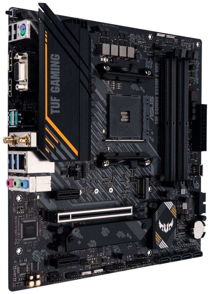 ASUS TUF GAMING B550M-E WIFI soc.AM4 B550 DDR4 mATX M.2 D-Sub HDMI DP WF BT 90MB17T0-M0EAY0