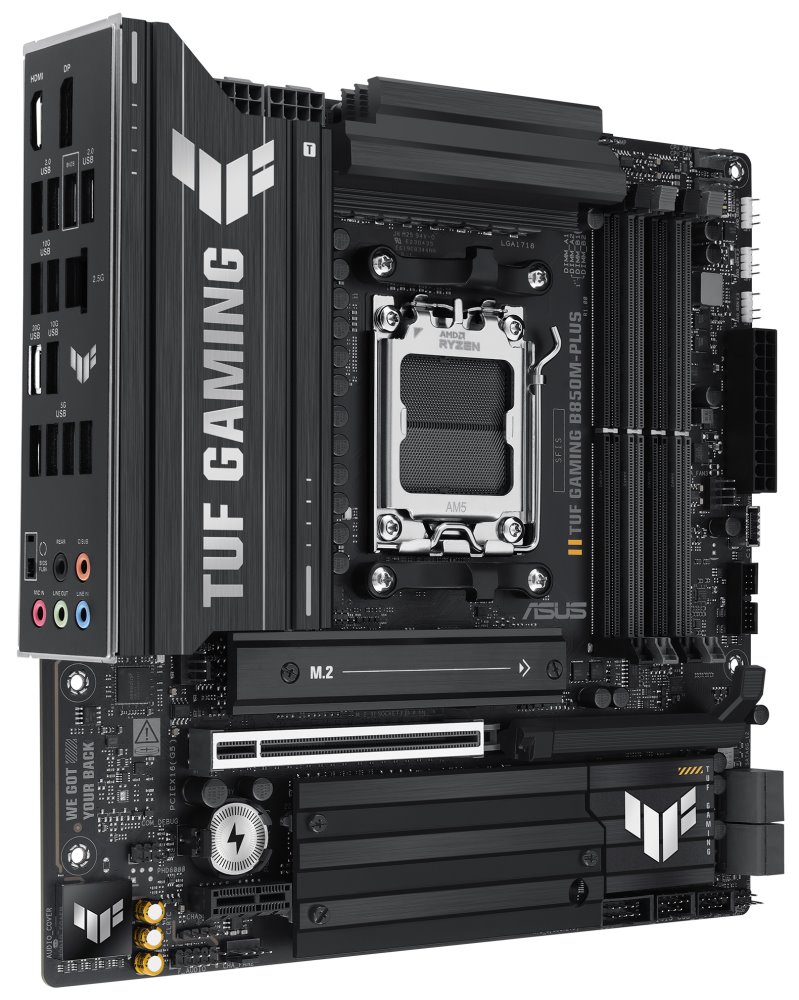 ASUS TUF GAMING B850M-PLUS soc AM5 DDR5 B850 mATX HDMI DP 90MB1IX0-M0EAY0
