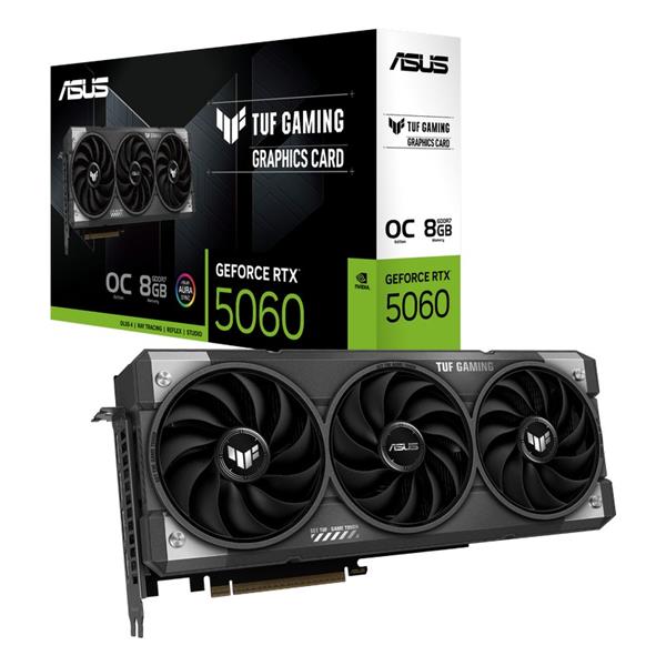 ASUS TUF RTX5060 GAMING OC 8GB/128-bit GDDR7 HDMI 3xDP 90YV0N00-M0NA00
