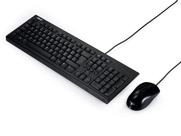 ASUS U2000 Keyboard + Mouse Set CZ/SK (BK) 90-XB1000KM001R0-