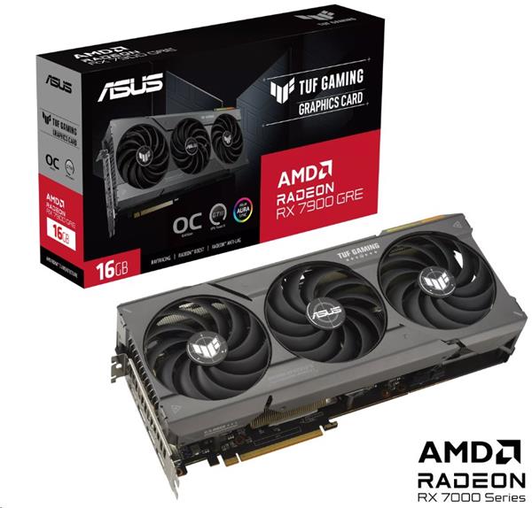 ASUS VGA AMD Radeon RX 7900 GRE TUF GAMING OC 16G, 16G GDDR6, 3xDP, 1xHDMI 90YV0J91-M0NA00