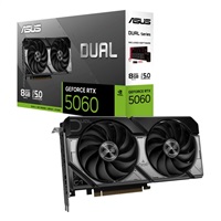 ASUS VGA NVIDIA GeForce RTX 5060 DUAL 8GB, 8GB GDDR7, 3xDP, 1xHDMI 90YV0N13-M0NA00