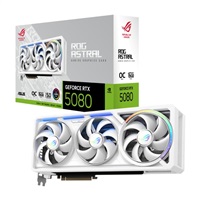 ASUS VGA NVIDIA GeForce RTX 5080 ROG ASTRAL WHITE 16GB OC, 16GB GDDR7, 3xDP, 2xHDMI 90YV0LV4-M0NA00